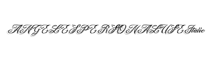 ANGELES PERSONAL USE Italic  Frei Schriftart Herunterladen