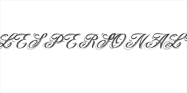 ANGELES PERSONAL USE Italic Logo