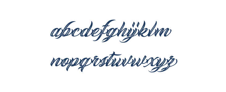 ANGELES PERSONAL USE Italic Lowercase