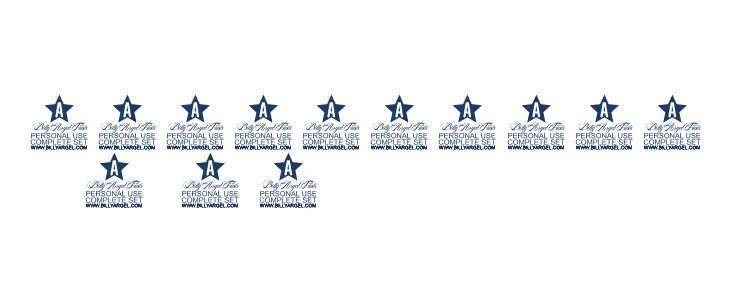 ANGELES ROUGH PERSONAL USE Bold Italic Other Characters