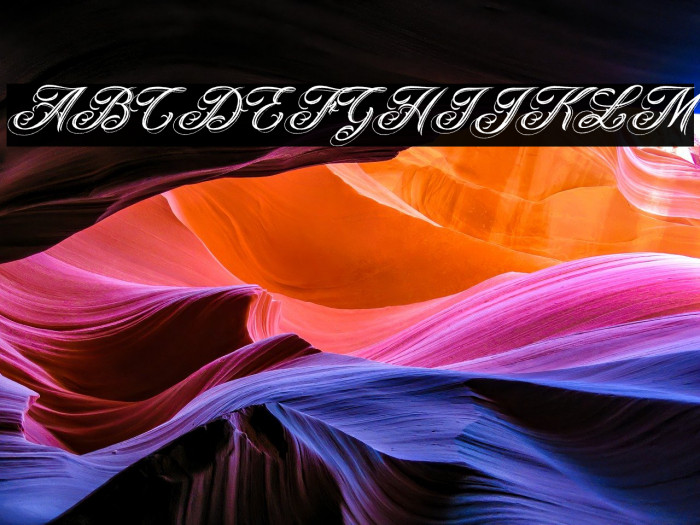 ANGELES ROUGH PERSONAL USE Bold Italic Example 2