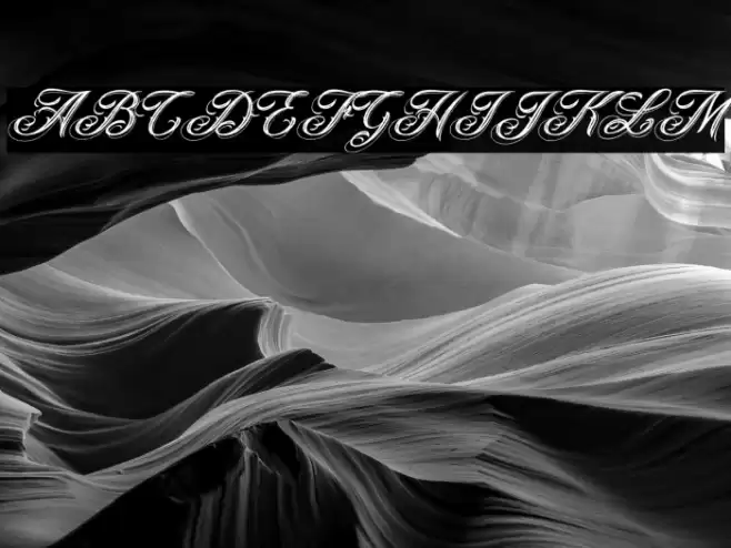 ANGELES ROUGH PERSONAL USE Bold Italic Font examples