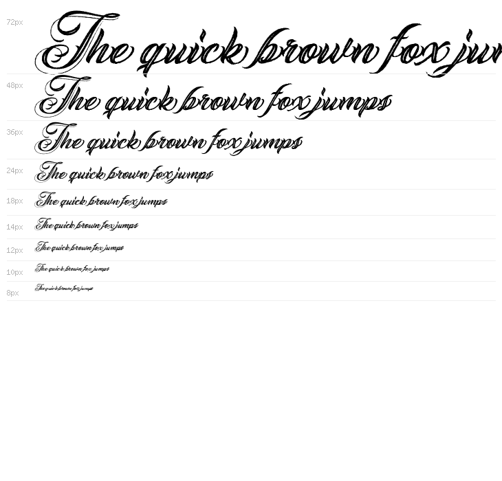 ANGELES ROUGH PERSONAL USE Bold Italic Waterfall