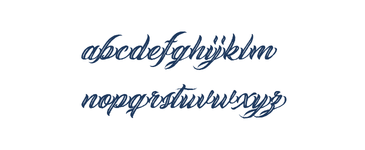 ANGELES ROUGH PERSONAL USE Bold Italic Lowercase