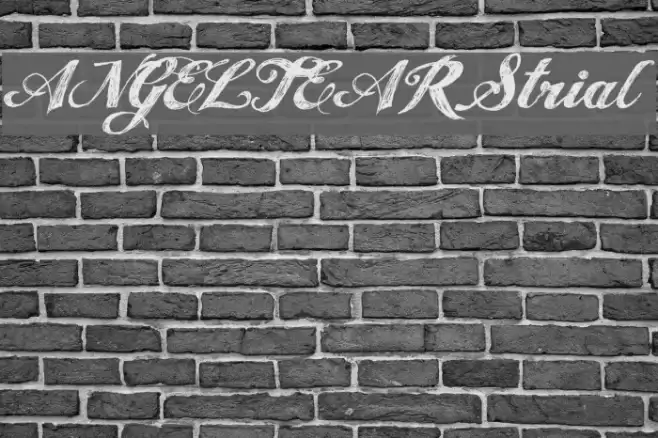 ANGELTEARS-trial Font examples