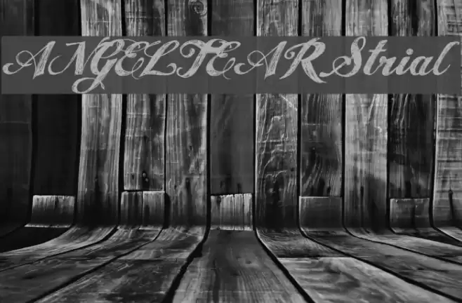 ANGELTEARS-trial Font examples