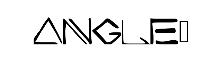 ANGLE_  Frei Schriftart Herunterladen