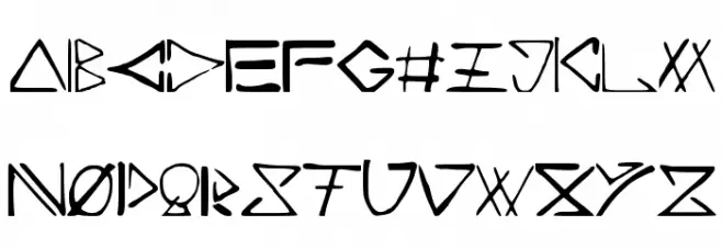 ANGLE_ Font Litere mari