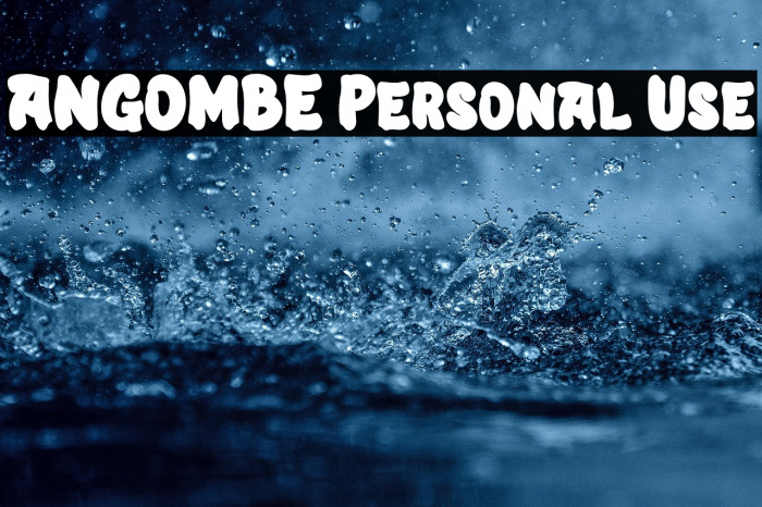 ANGOMBE Personal Use Example 1