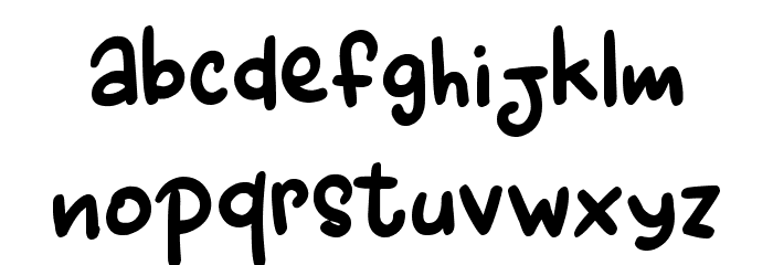ANGRY MONSTA Font LOWERCASE