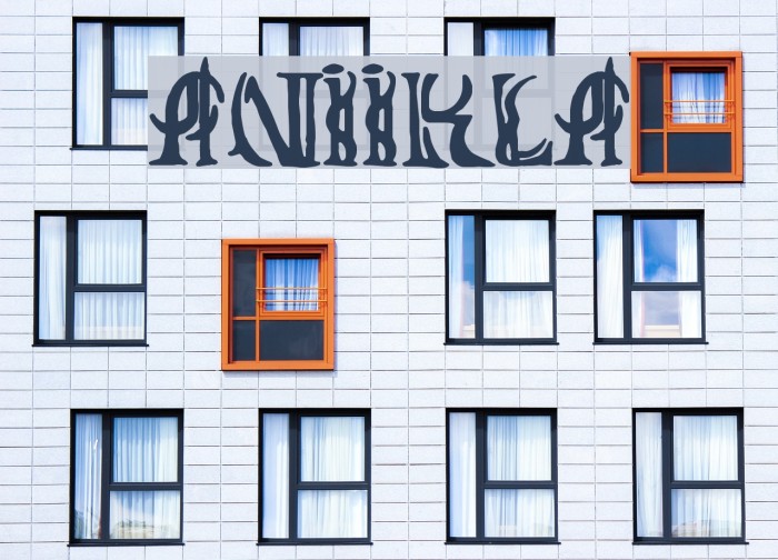 ANIIKLA Font examples