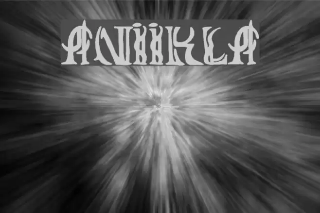 ANIIKLA Font examples
