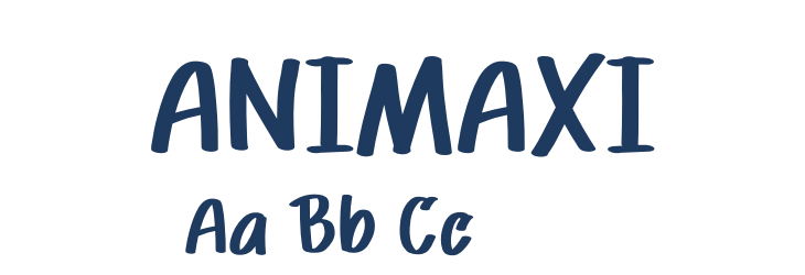 ANIMAXI Font Preview