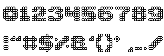 ANIMEQUEEN Font OTHER CHARS