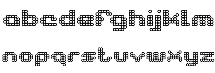 ANIMEQUEEN Font LOWERCASE