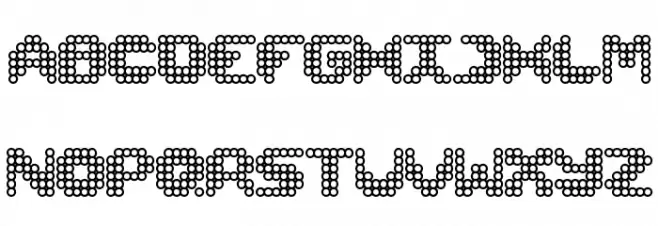 ANIMEQUEEN Schriftart Groß