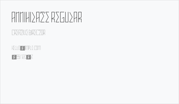 ANNIHILATE Regular Business Card