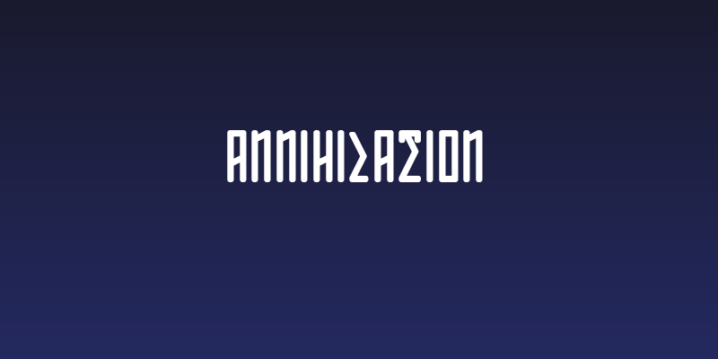 ANNIHILATION Social Header