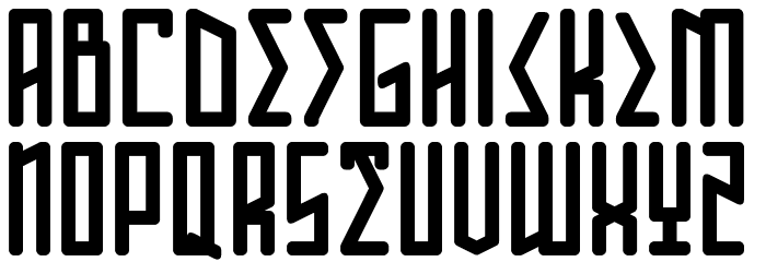 ANNIHILATION Schriftart Kleinbuchstaben