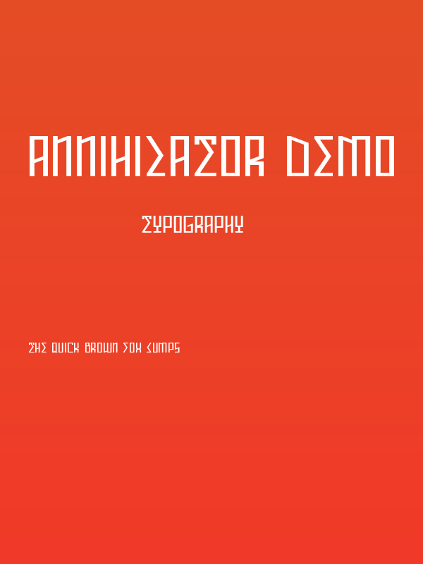 ANNIHILATOR Demo Poster
