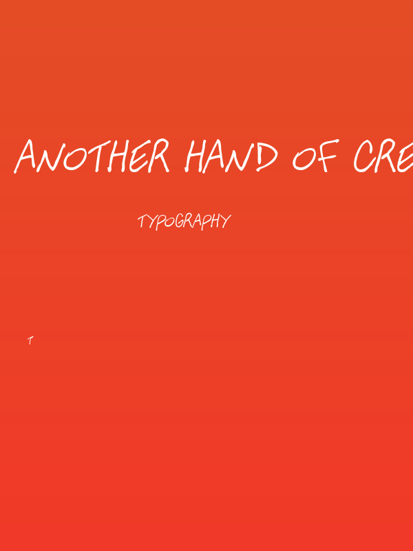 ANOTHER HAND OF CRE Poster