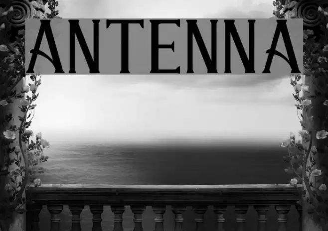 ANTENNA Font examples