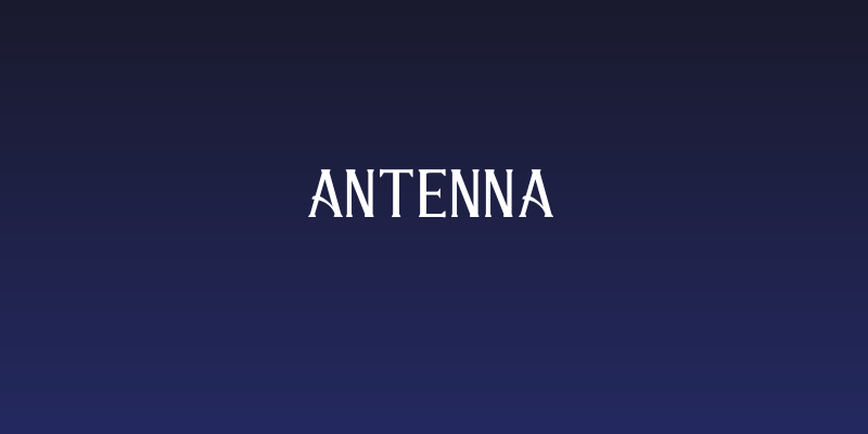 ANTENNA Social Header