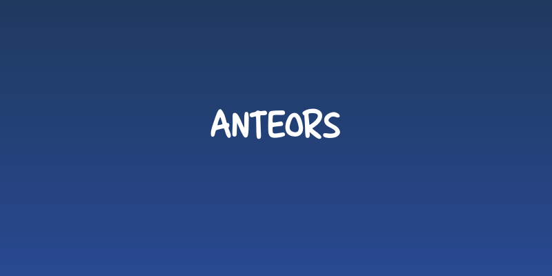 ANTEORS Social Header