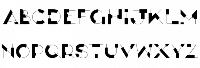 ANTI Display フォント 大文字