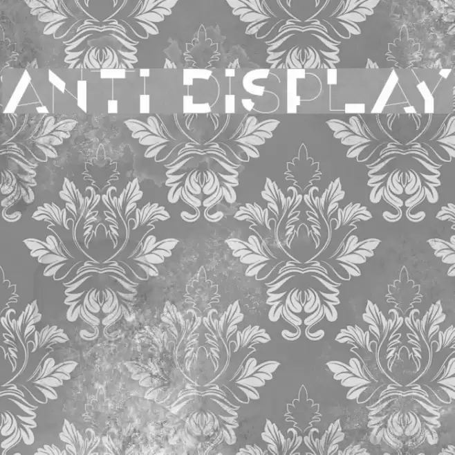 ANTI Display Font examples