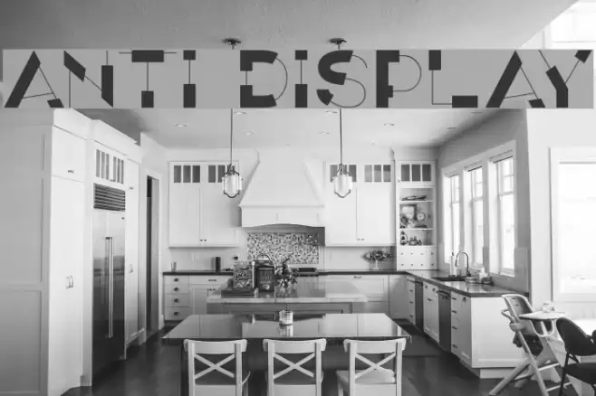 ANTI Display Font examples