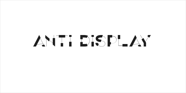 ANTI Display Logo