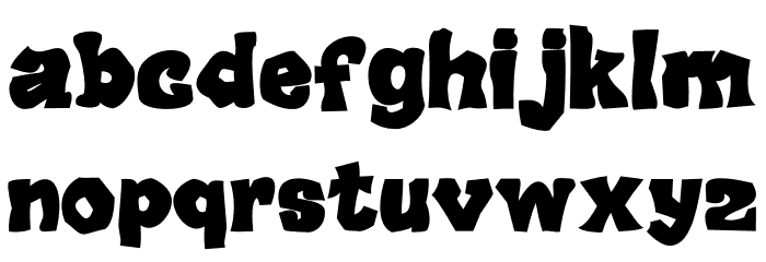 ANTI GRAVITY Bold Personal Use Font LOWERCASE