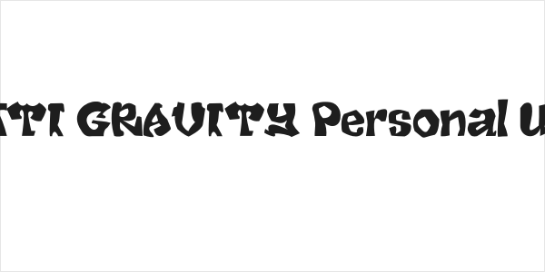 ANTI GRAVITY Personal Use Logo