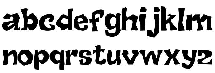 ANTI GRAVITY Personal Use Font LOWERCASE