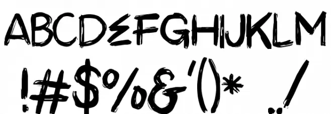 ANTREH - DEMO Font OTHER CHARS