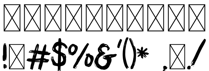 ANTREH - DEMO Font OTHER CHARS