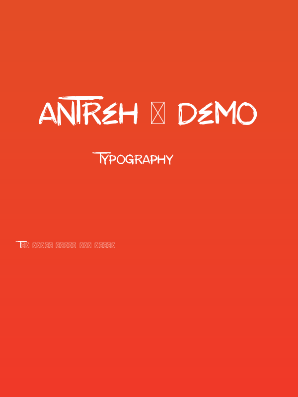 ANTREH - DEMO Poster