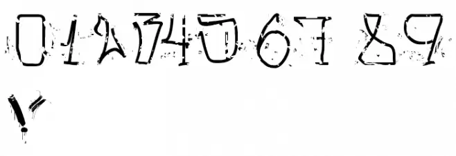 ANTROPOFAGIA TEST 1 Font OTHER CHARS