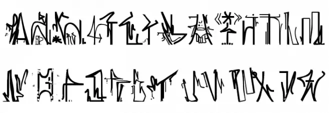 ANTROPOFAGIA TEST 1 字体 小写