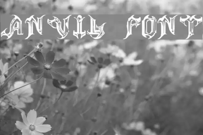 ANVIL Font examples