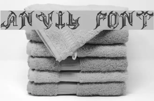 ANVIL Font examples