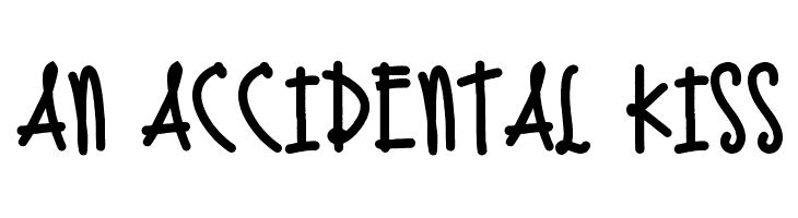An Accidental Kiss  Frei Schriftart Herunterladen