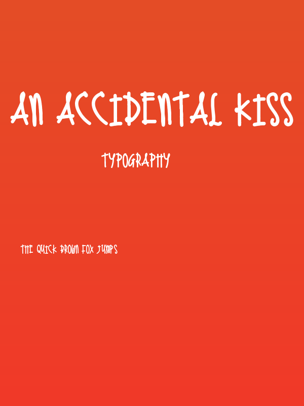 An Accidental Kiss Poster