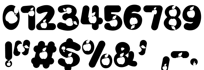 An Apple Font OTHER CHARS