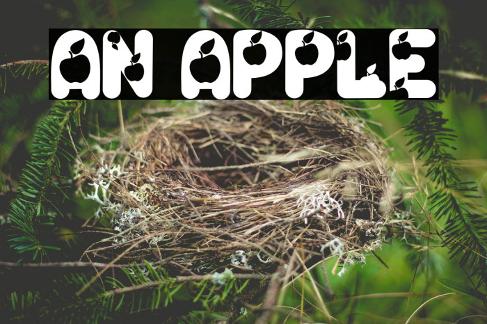 An Apple Font examples