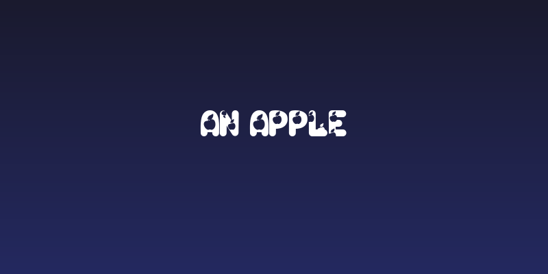 An Apple Social Header