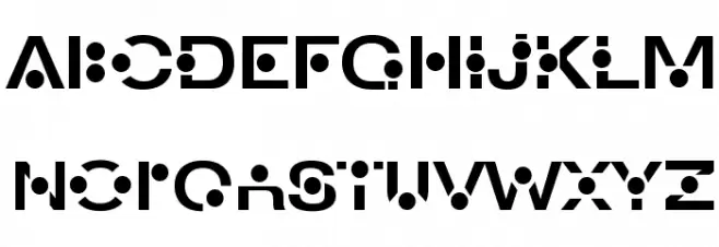 An Creon Font UPPERCASE