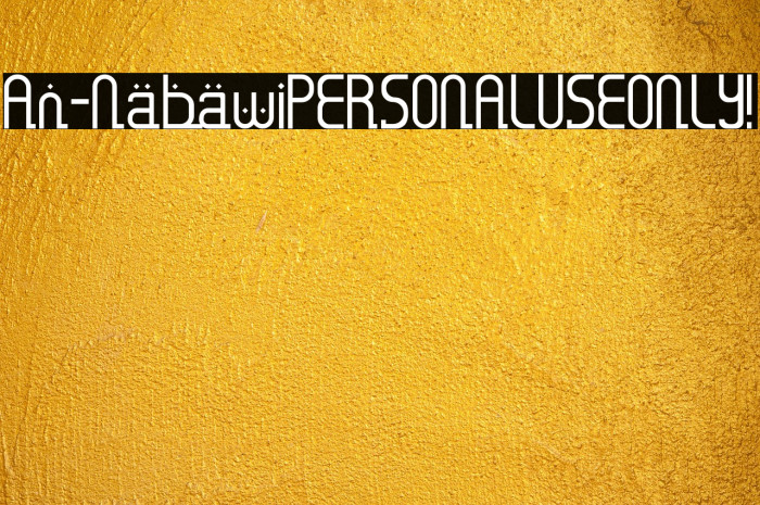 An-Nabawi PERSONAL USE ONLY! Example 3