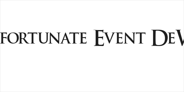 An Unfortunate Event DeWarped Logo